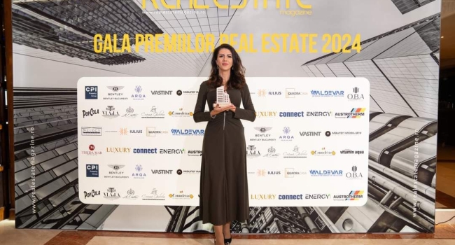 Agenția de marketing imoPR, asociată portalului Titirez.ro, a fost premiată pentru Excelență în Marketing și PR Imobiliar de Real Estate Magazine